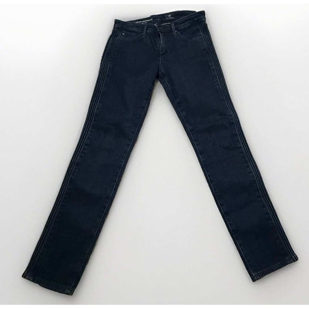 AG Adriano Goldschmied Jeans Womens 27R Blue The Prima Ankle Cigarette Leg
